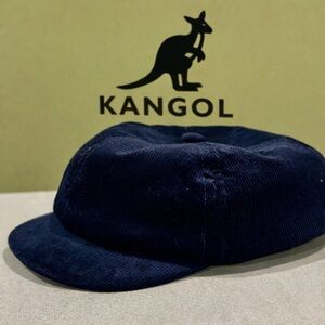 Kangol Navy Corduroy News Boy Cap